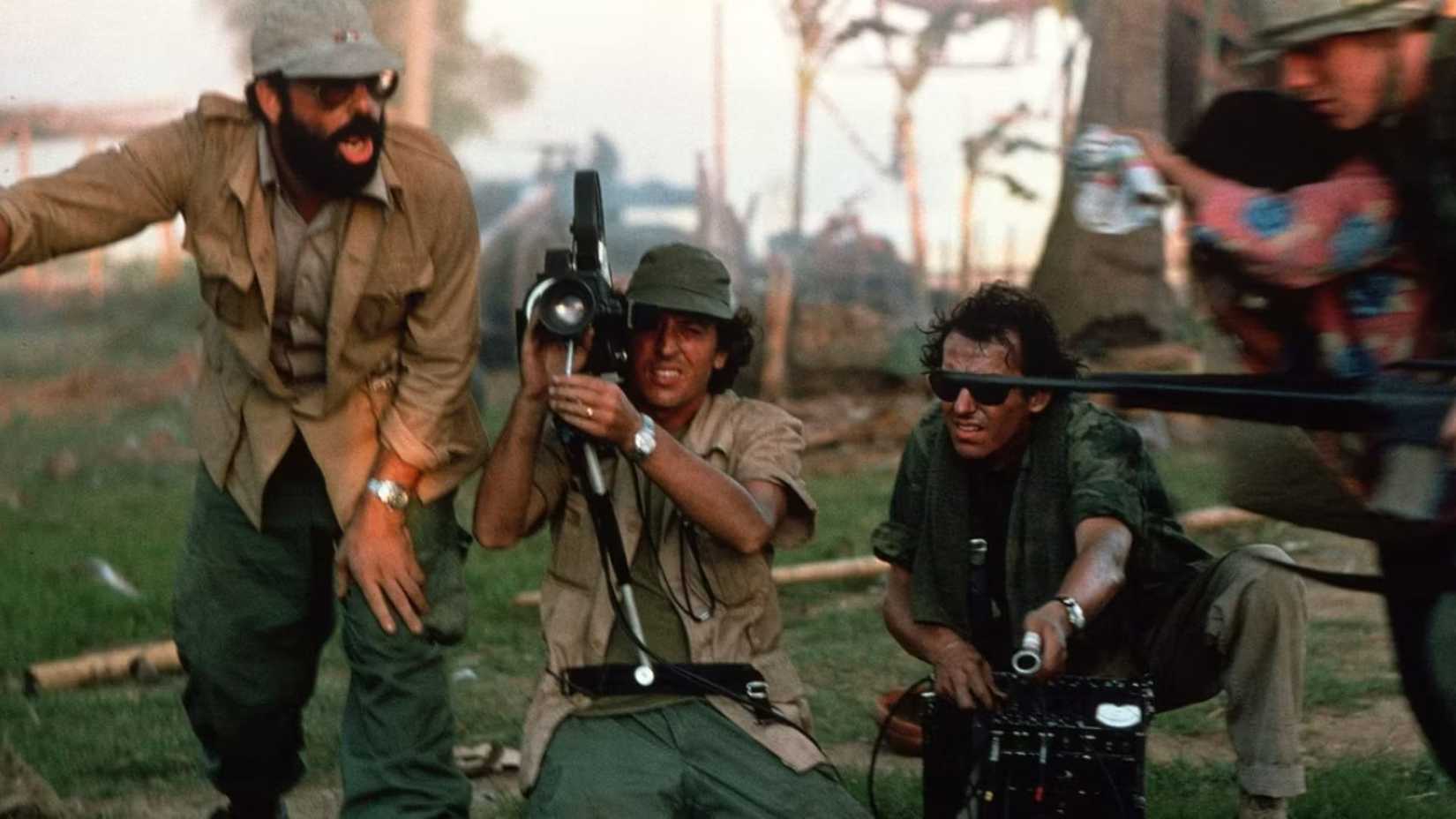 Francis Ford Coppola directing Apocalypse Now in the doc Hearts of Darkness from Eleanor Coppola 