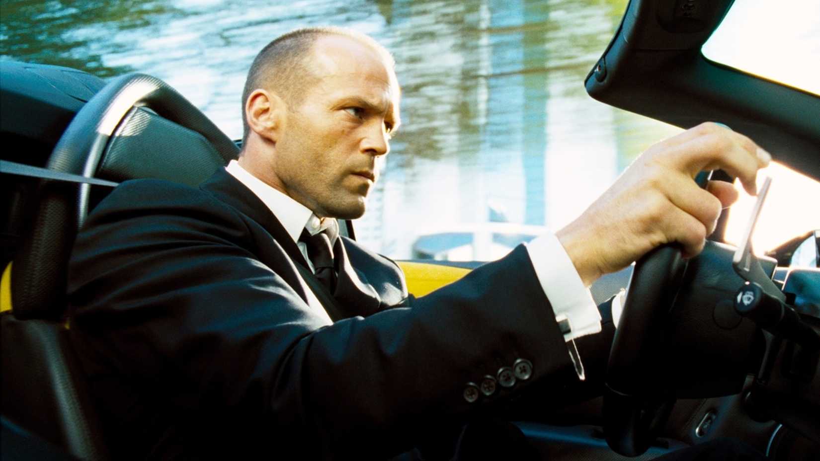 Jason Statham as Frank Martin in The Transporter 2.