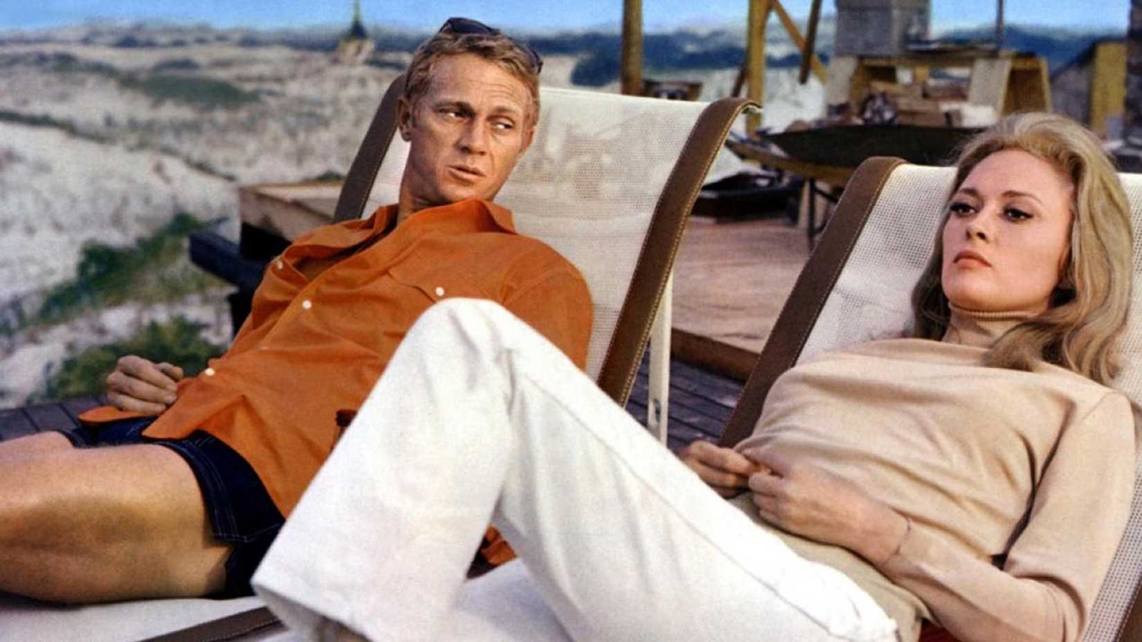 Steve McQueen and Faye Dunaway in The Thomas Crown Affair