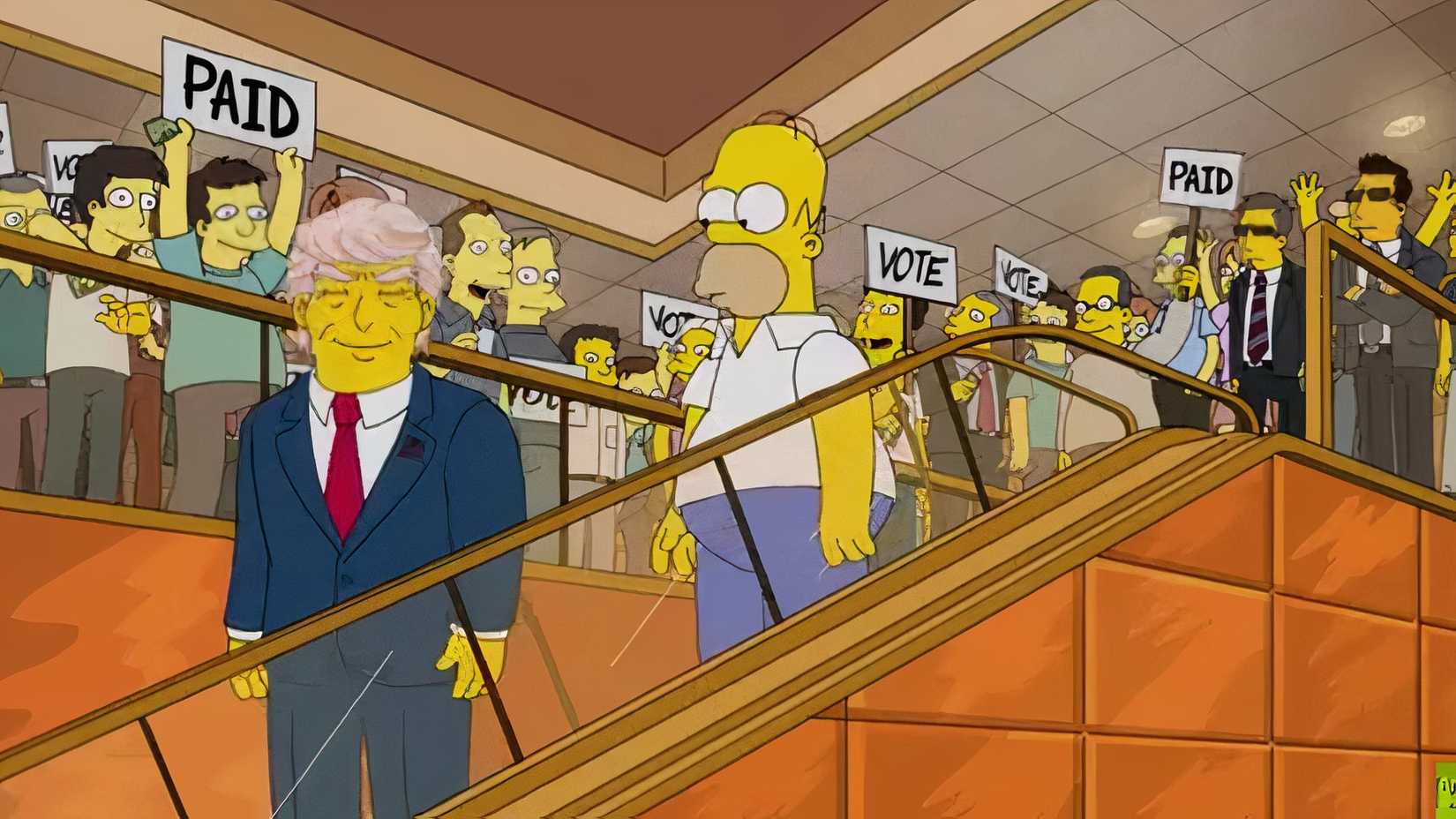 The Simpsons Trump presidency prediction