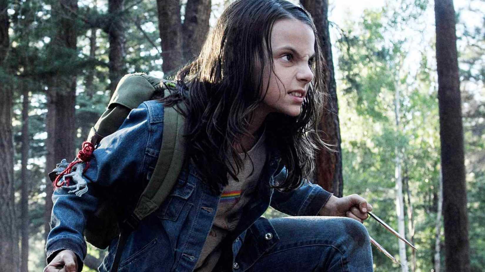 Dafne Keen como X-23 em Logan