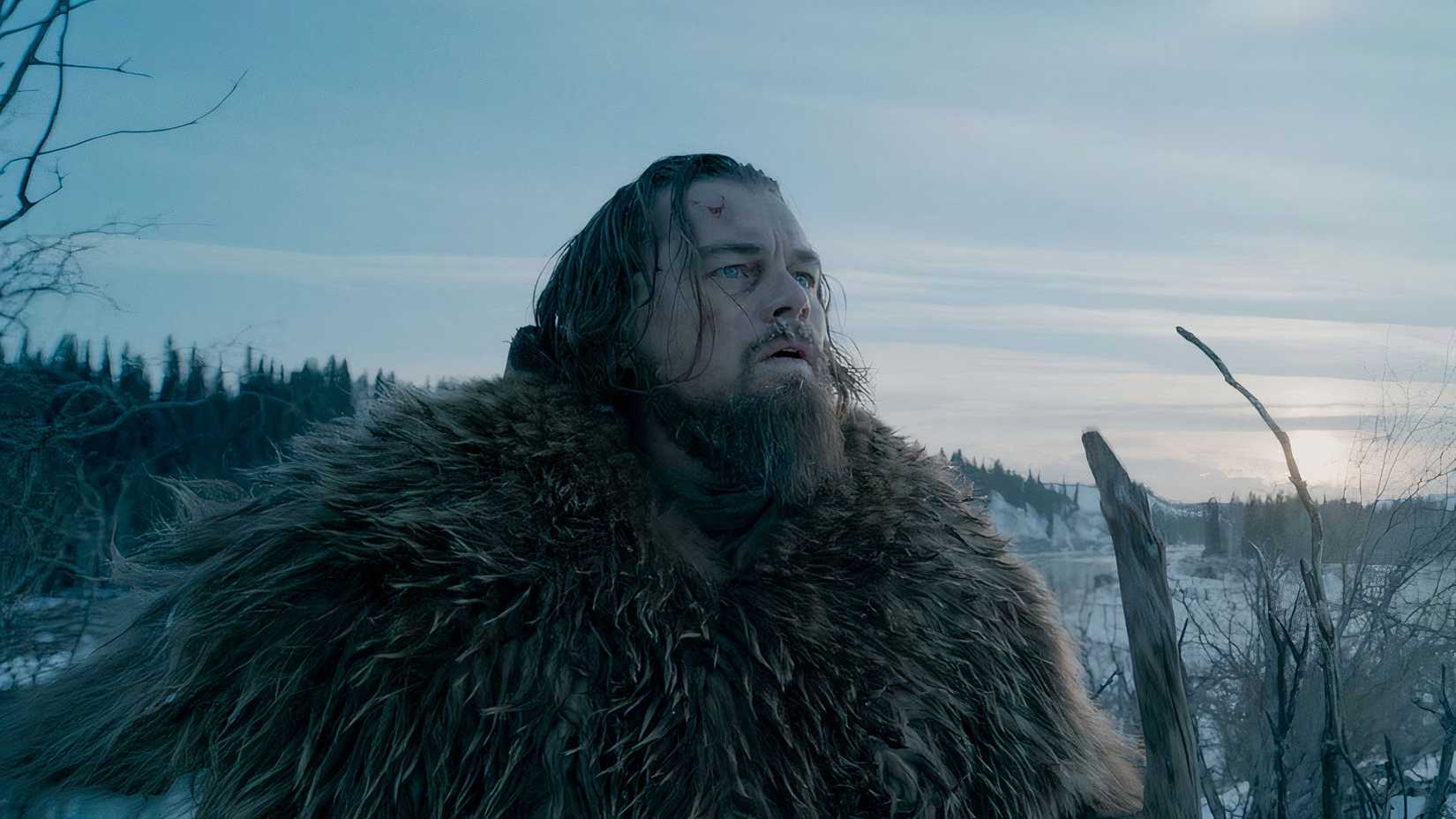 Leonardo DiCaprio in The Revenant