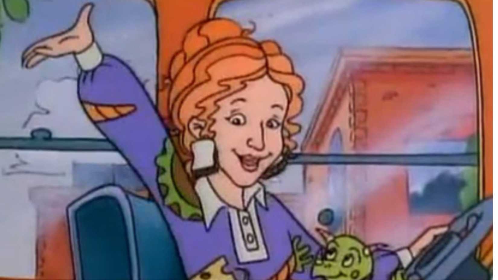 Lilly Tomlin stars as Ms.Frizzle in The Magic School Bus