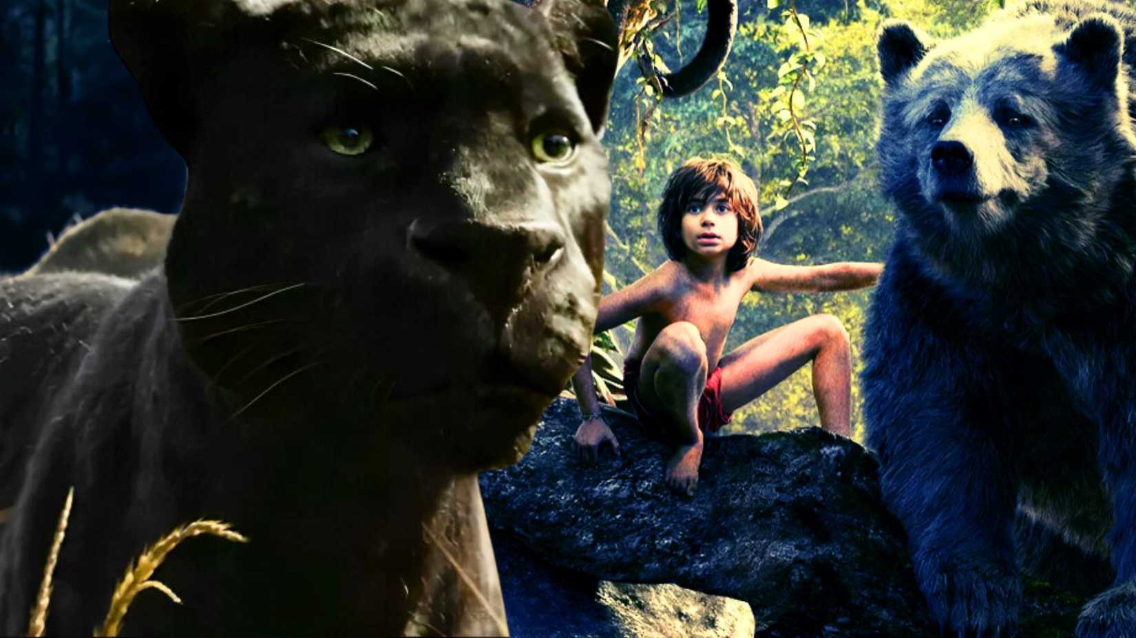An edited image of The Jungle Book 