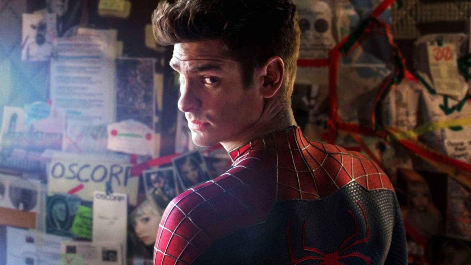 Andrew Garfield as Peter Parker in the Amazing Spider-Man 2