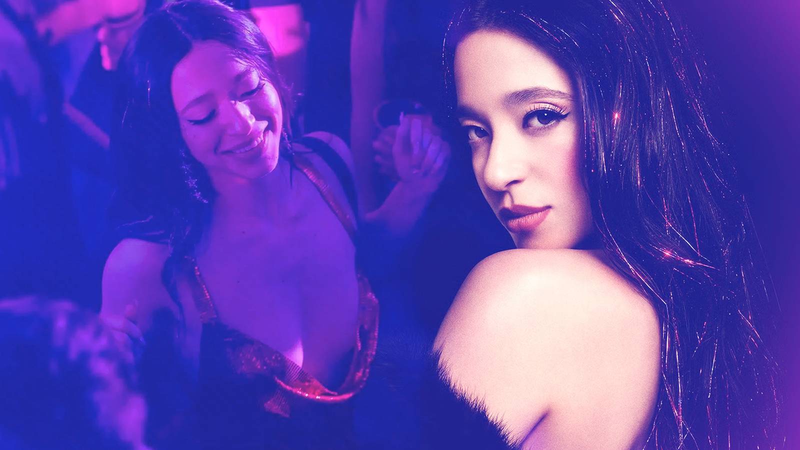 An edited image of Mikey Madison as Anora in Anora
