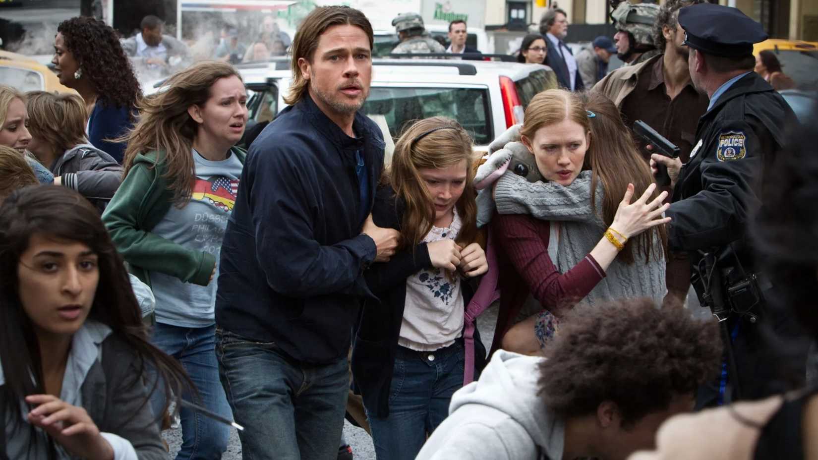 Brad Pitt as Gerry Lane in World War Z