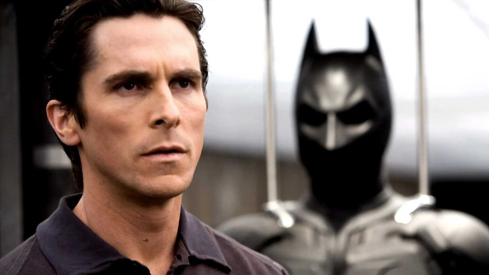 Christian Bale as Bruce Wayne in The Dark Knight.