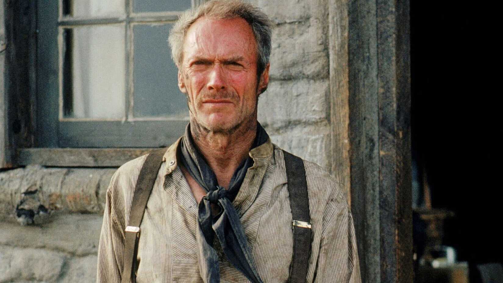 Clint Eastwood by a Shack in Unforgiven