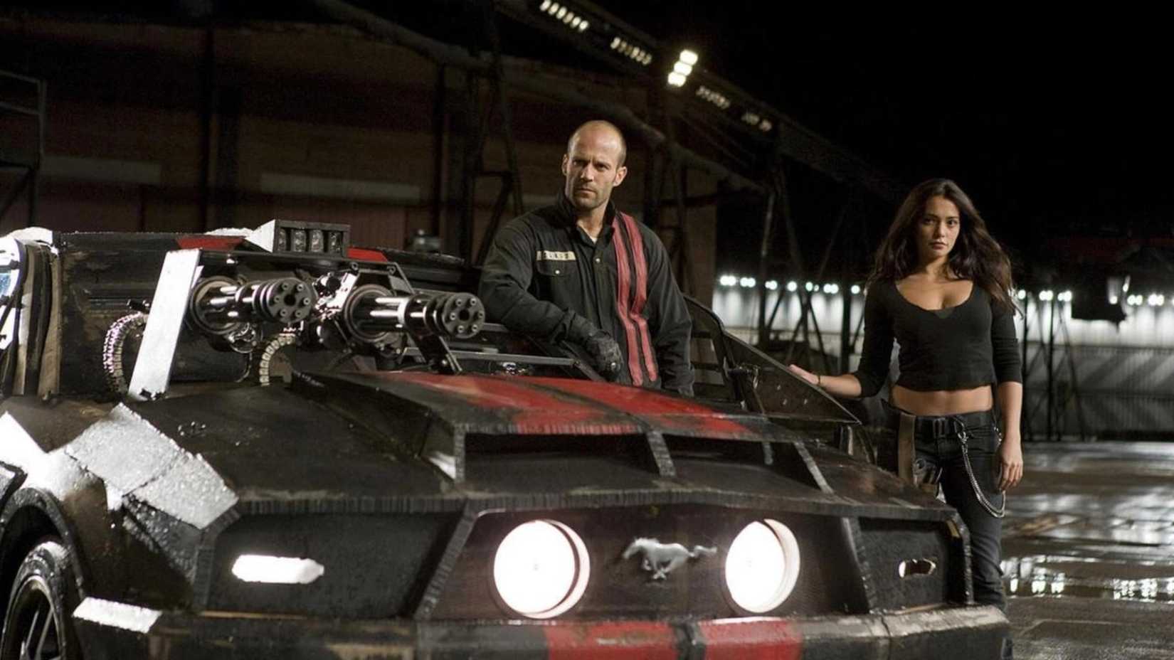 Jason Statham & Natalie Martinez in Death Race