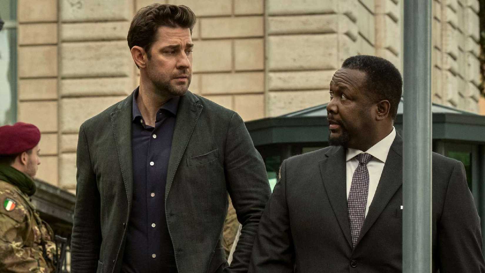 John Krasinski and Wendell Pierce in Tom Clancy's Jack Ryan