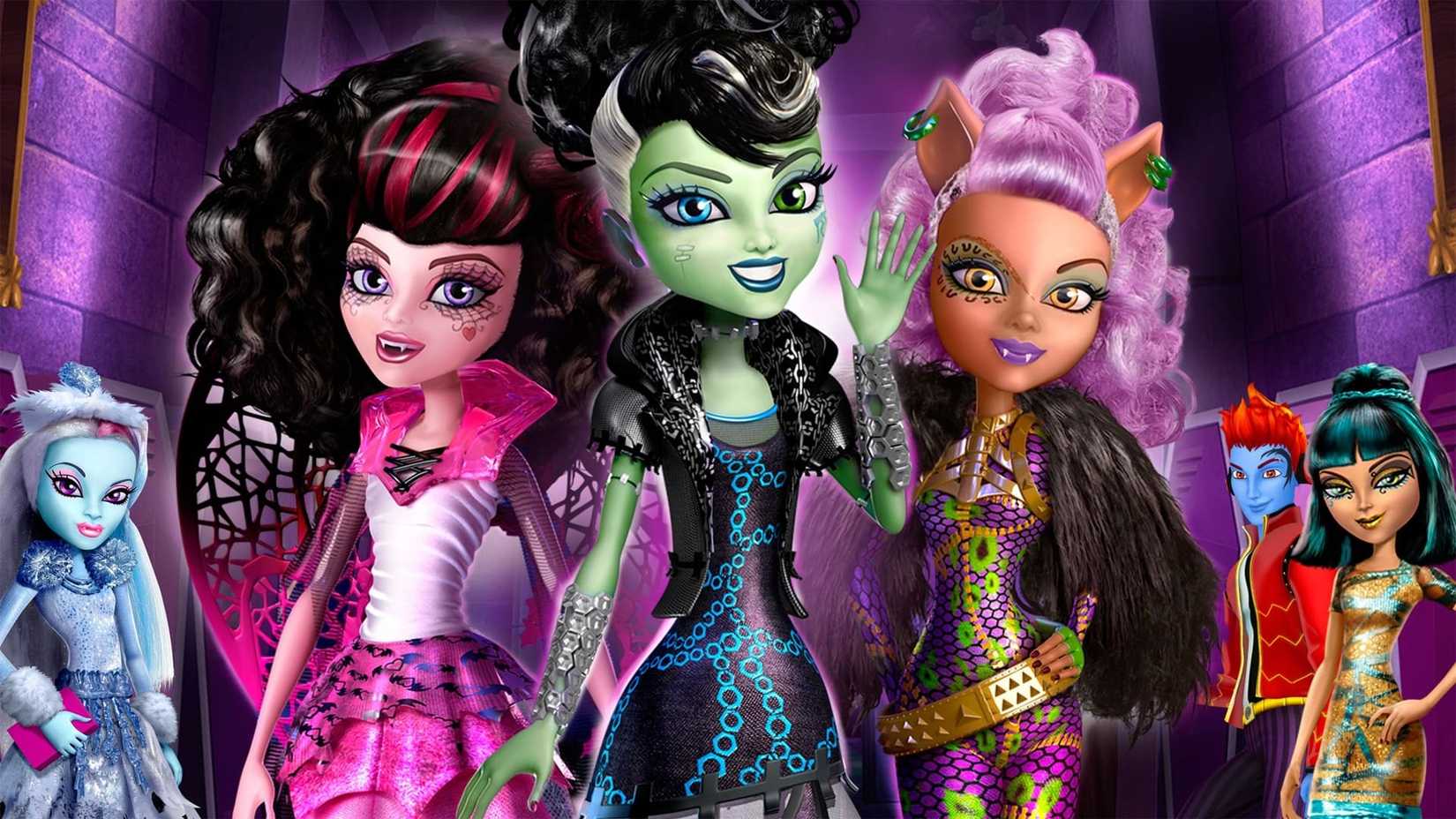 poster image showing the girls of Monster High in Monster High: Ghouls Rule (2012)