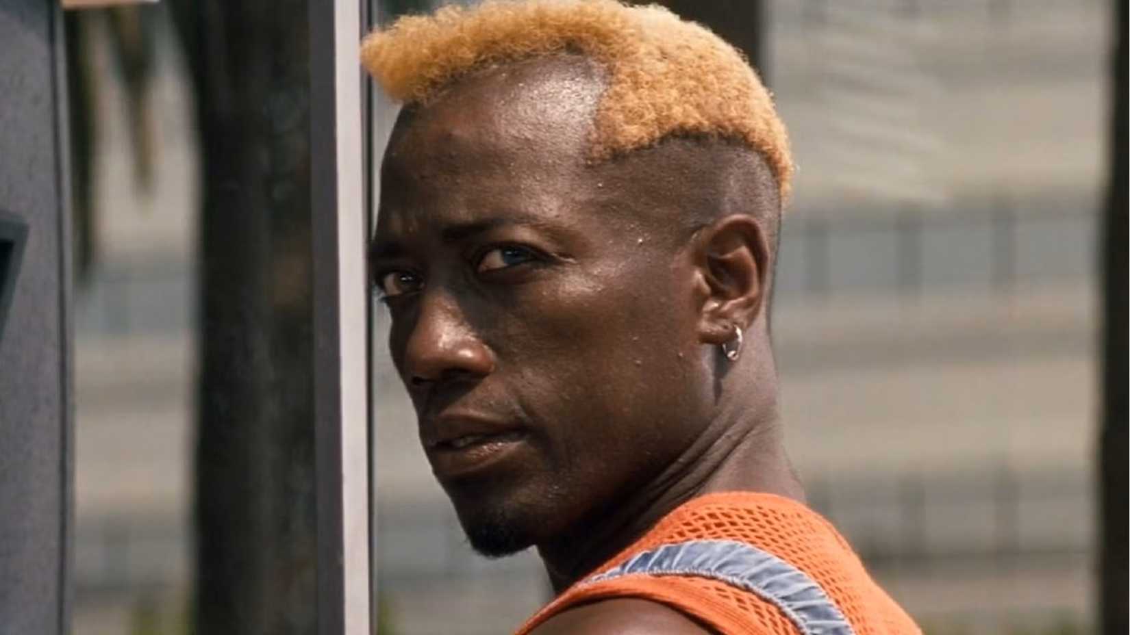 Wesley Snipes as Simon Phoenix in Demolition Man.