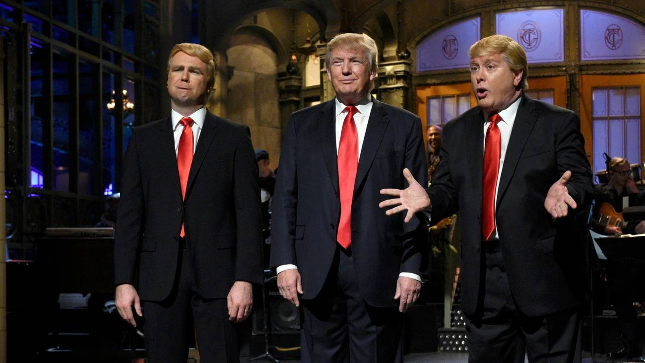 Terran Killam, Donald Trump and Derrel Hammond on SNL