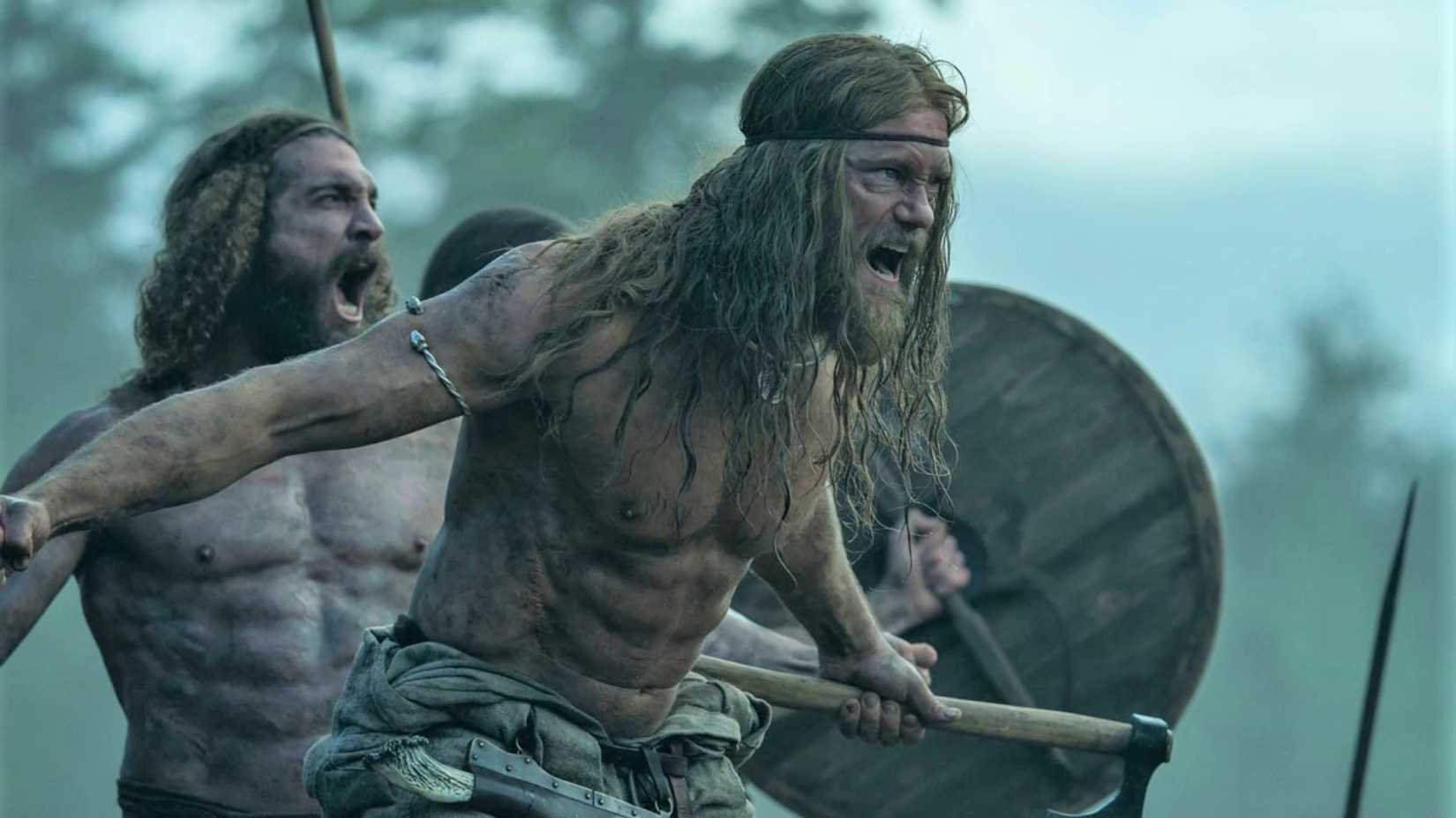 A battle scene from The Northman
