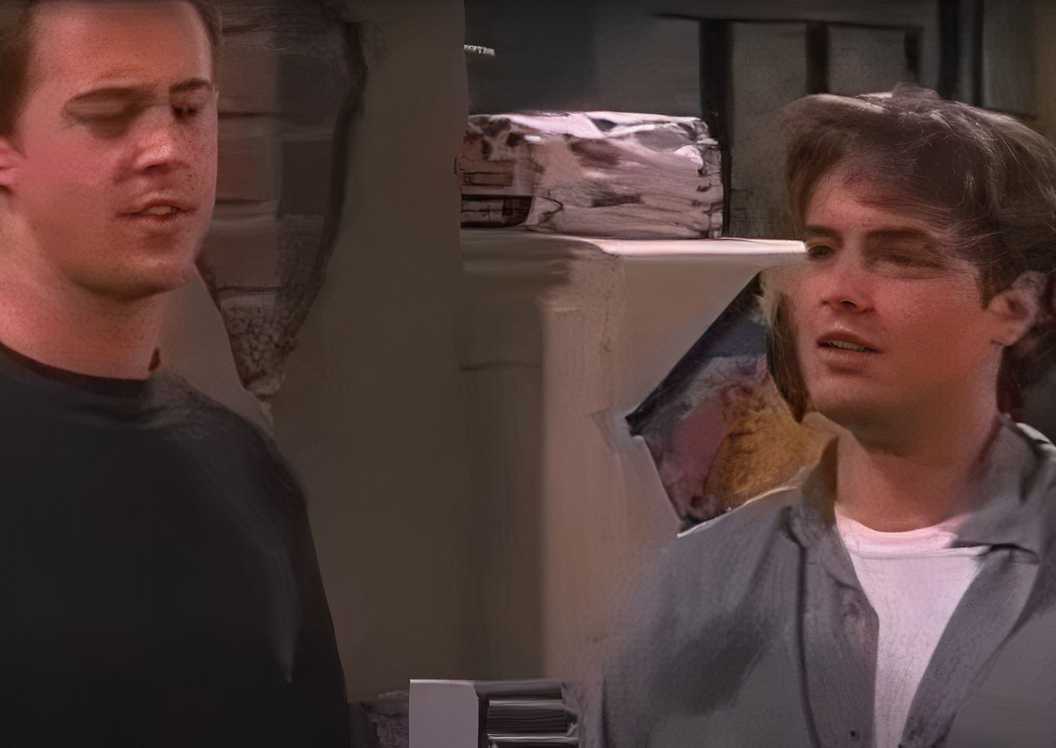 Alex and Todd regretting their decision on UPN's The Random Years