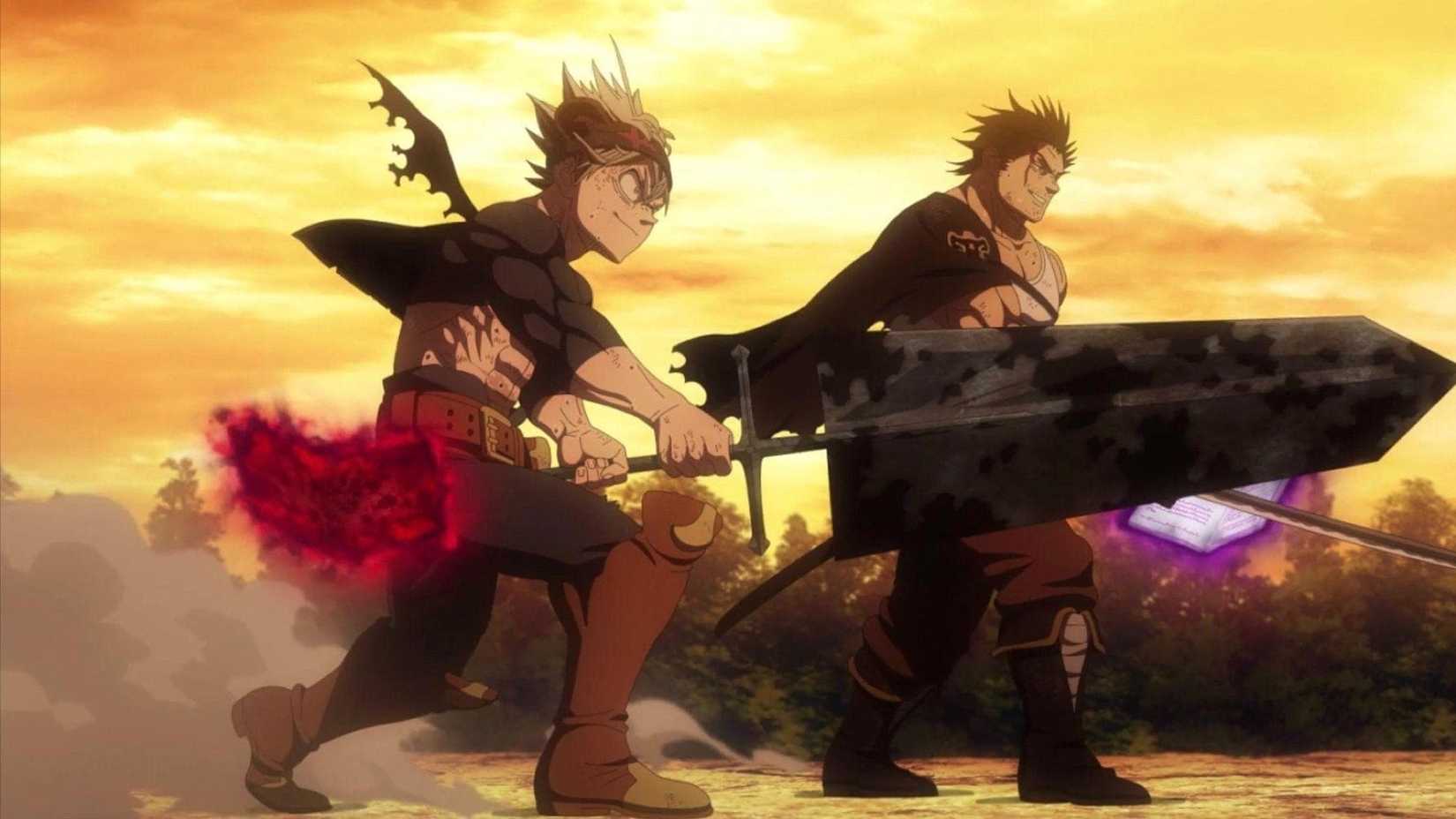 Asta and Yami in Black Clover