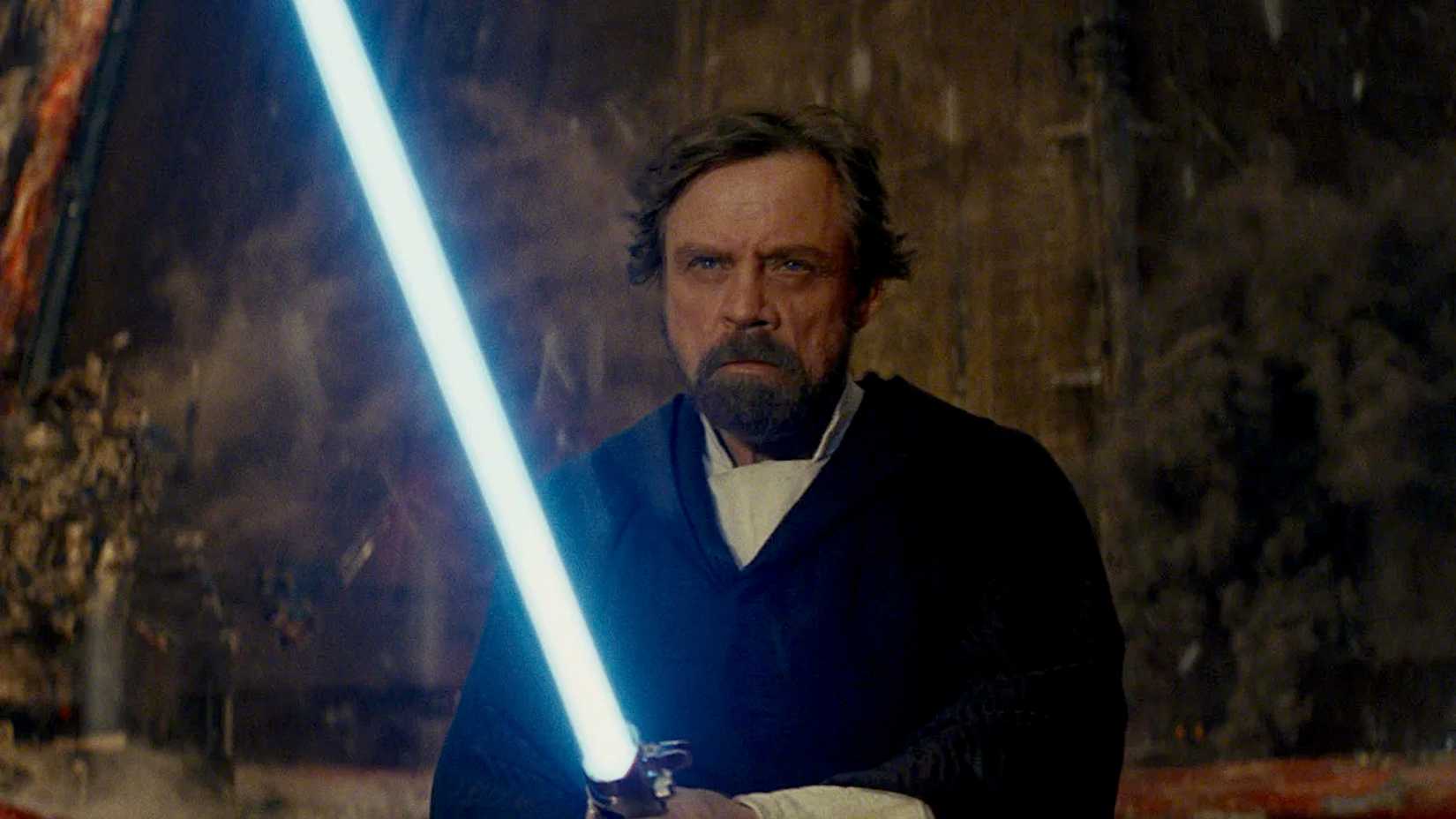 Mark Hamill as Luke Skywalker in Star Wars The Last Jedi