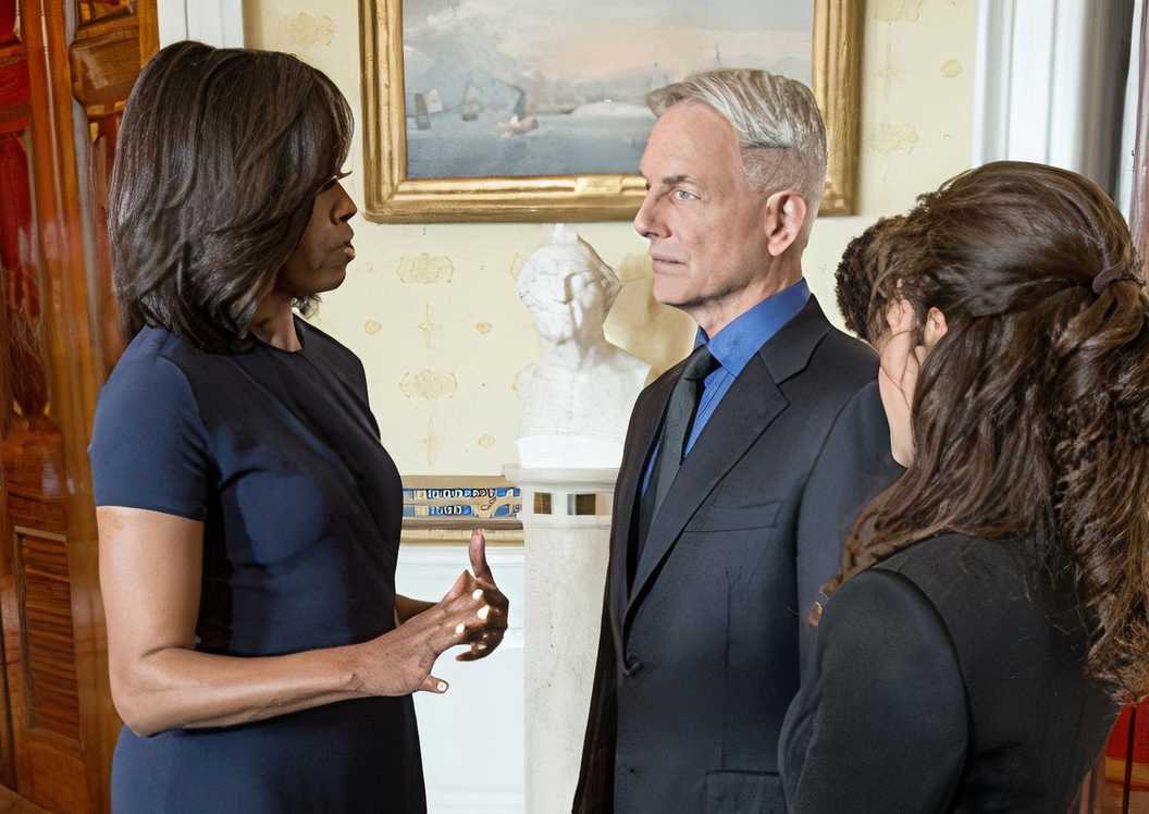 Michelle Obama's cameo in the NCIS episode "Homefront"
