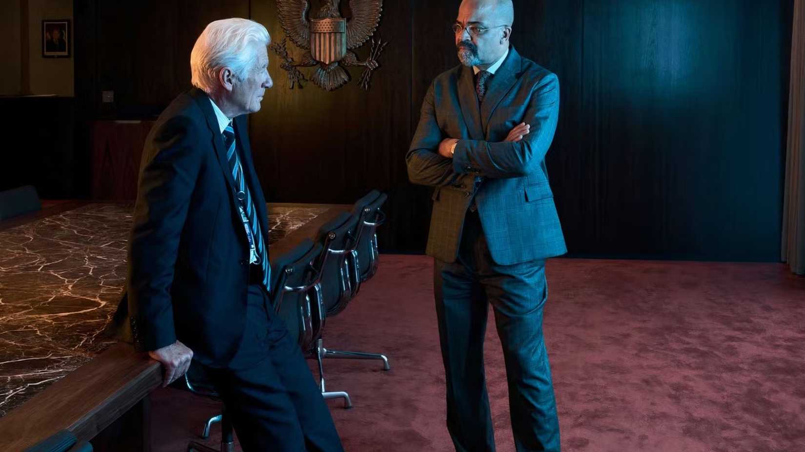 Richard Gere and Jeffrey Wright on 'The Agency'