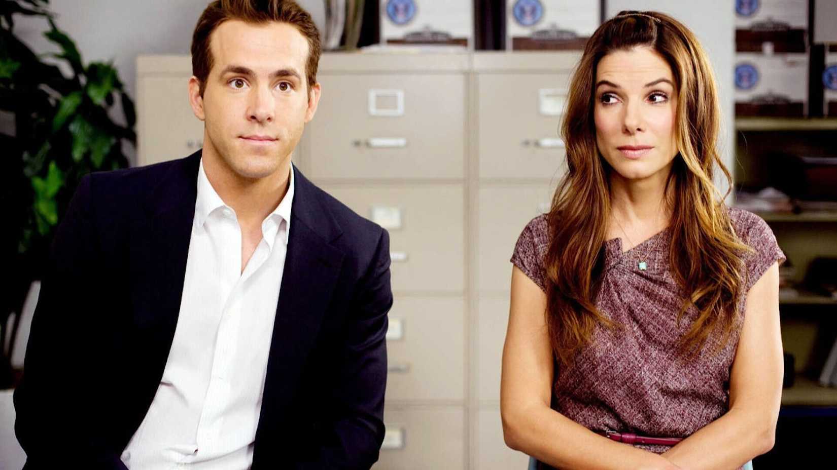 Ryan Reynolds and Sandra Bullock in The Proposal