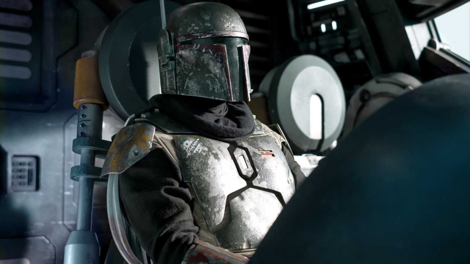 Temura Morrison as Boba Fett in The Mandalorian
