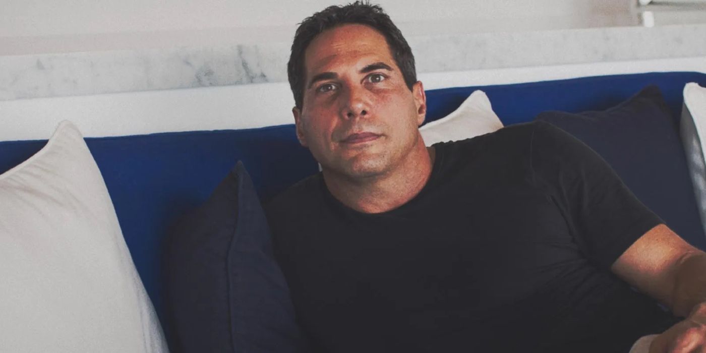 Girls Gone Wild founder Joe Francis sits on a couch