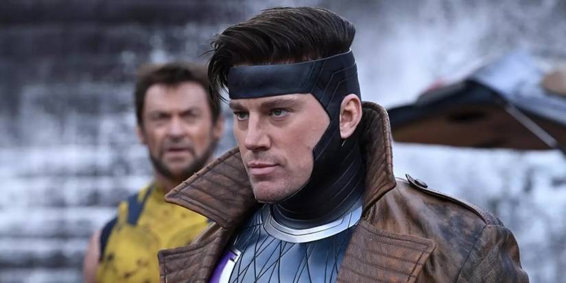 Channing Tatum and Hugh Jackman in Deadpool & Wolverine