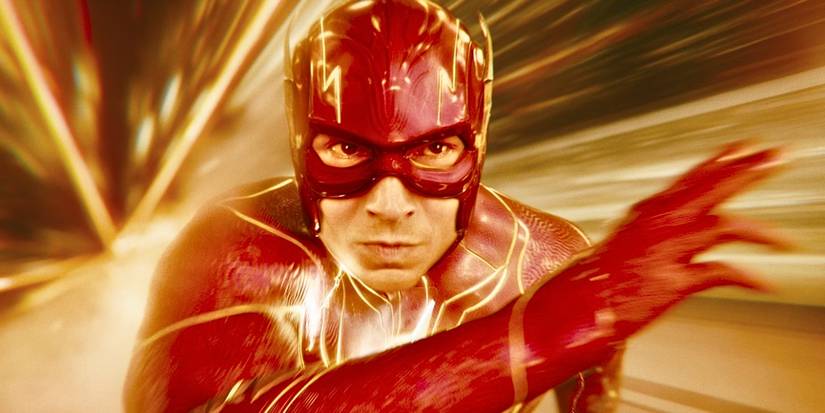 Ezra Miller as the Flash in speed force in The Flash