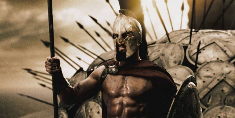 Gerard Butler as King Leonidas in Zack Snyder's 300 (1)