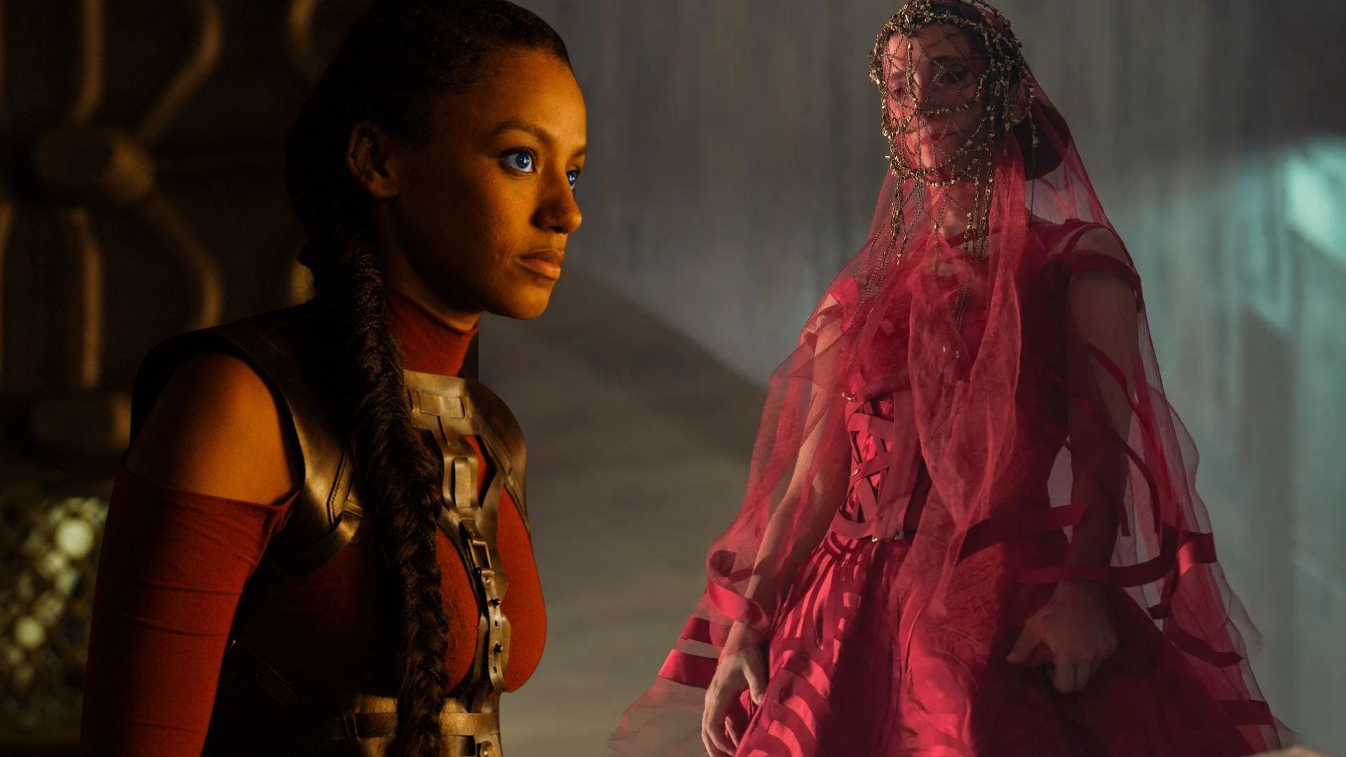 dune prophecy red dress FYC - Dune: Prophecy From sketch to frame transition