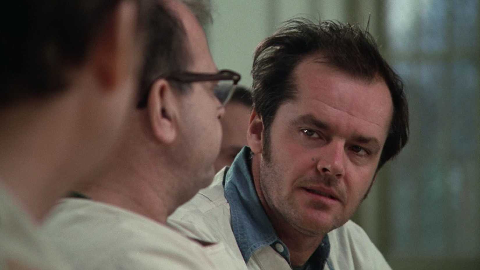 Jack Nicholson stars in One Flew Over the Cuckoo's Nest