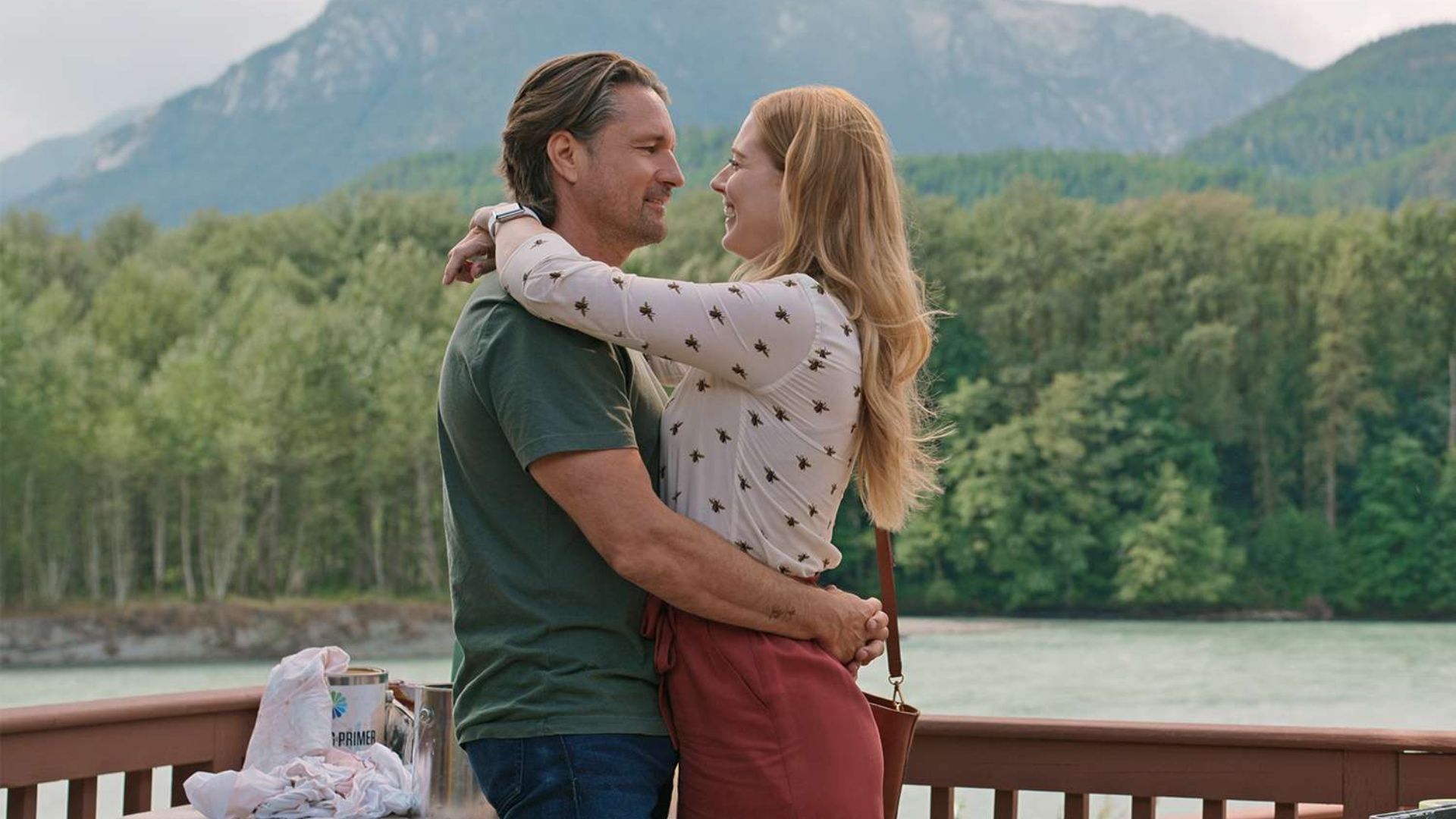 Martin Henderson and Alexandra Breckenridge as Jack and Mel in Virgin River