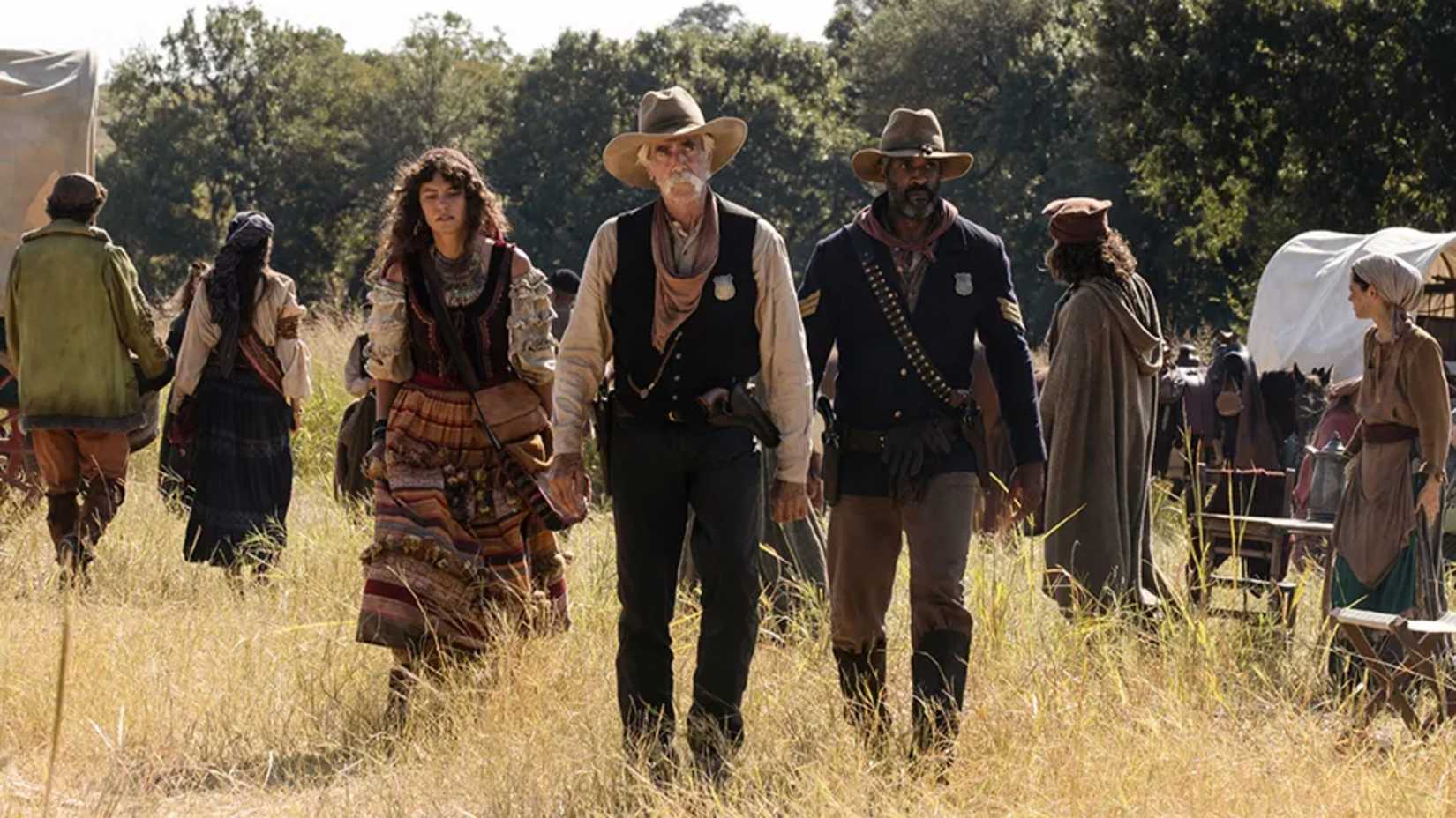 Shae leads a posse in 1883