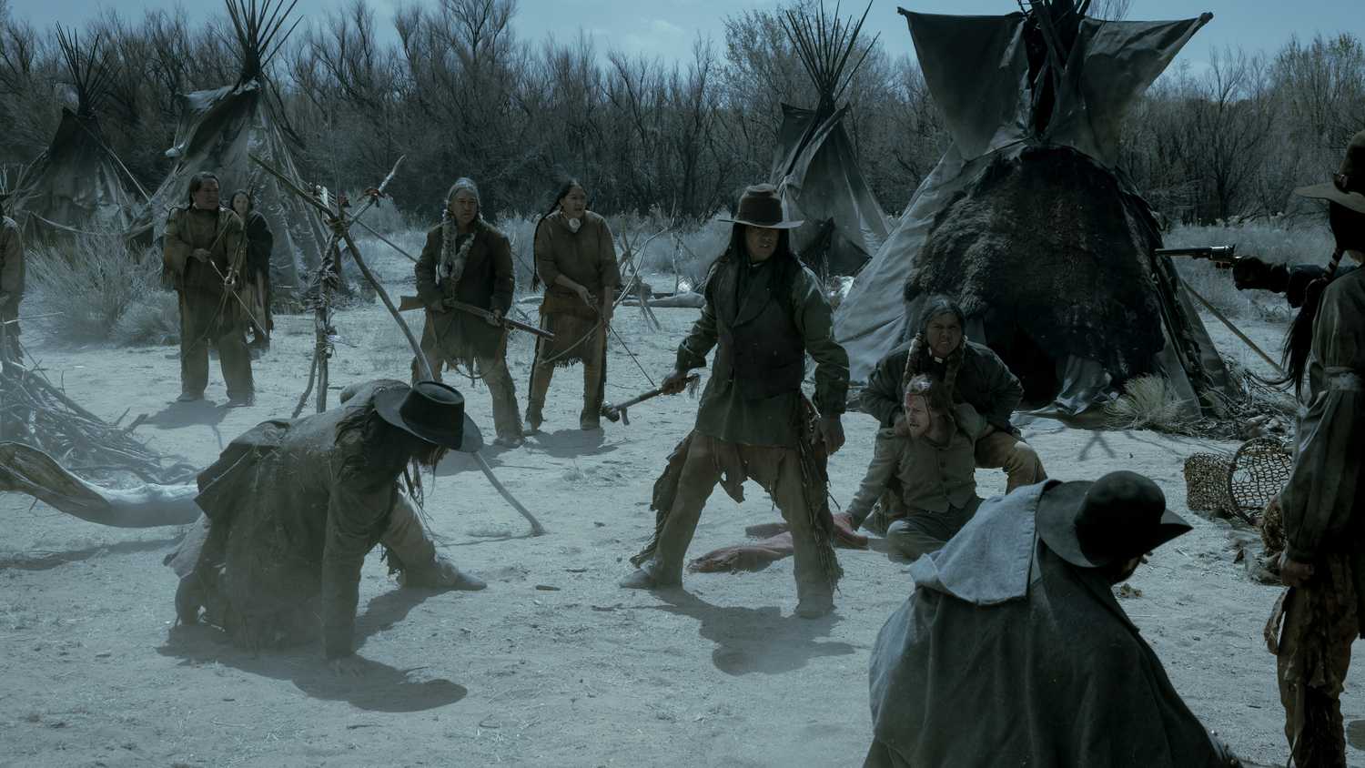 Primaeval Fight Scene One Action Scene in Netflix’s 'American Primeval' Was Hard to Watch