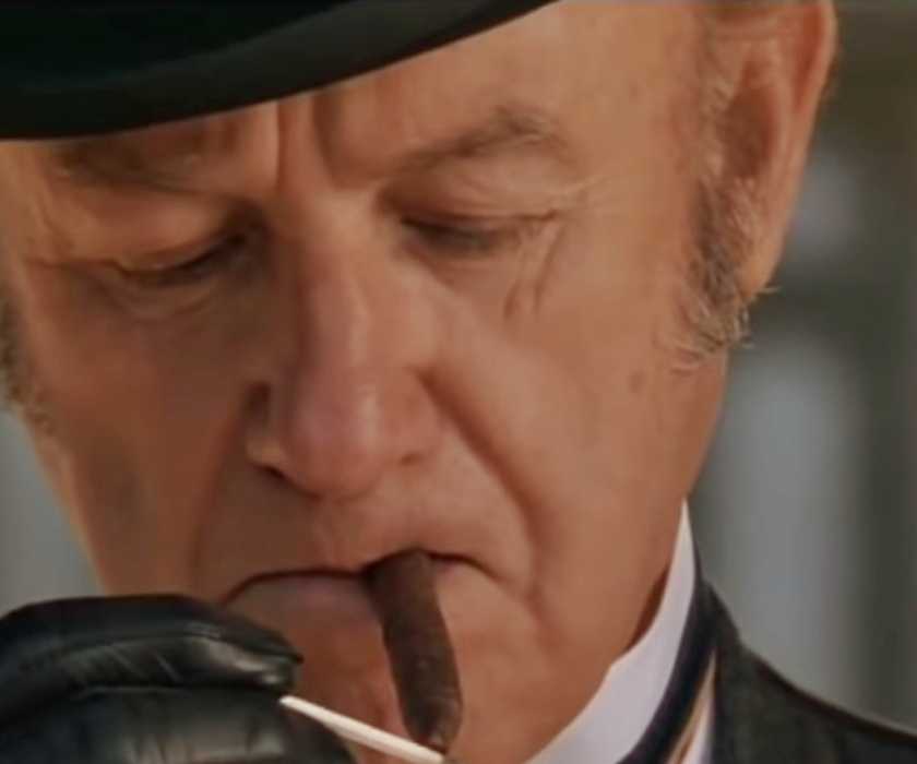 gene hackman smoking cigarettes Al Pacino and looking out in a scene from the film... News Photo The Royal Tenenbaums is 24