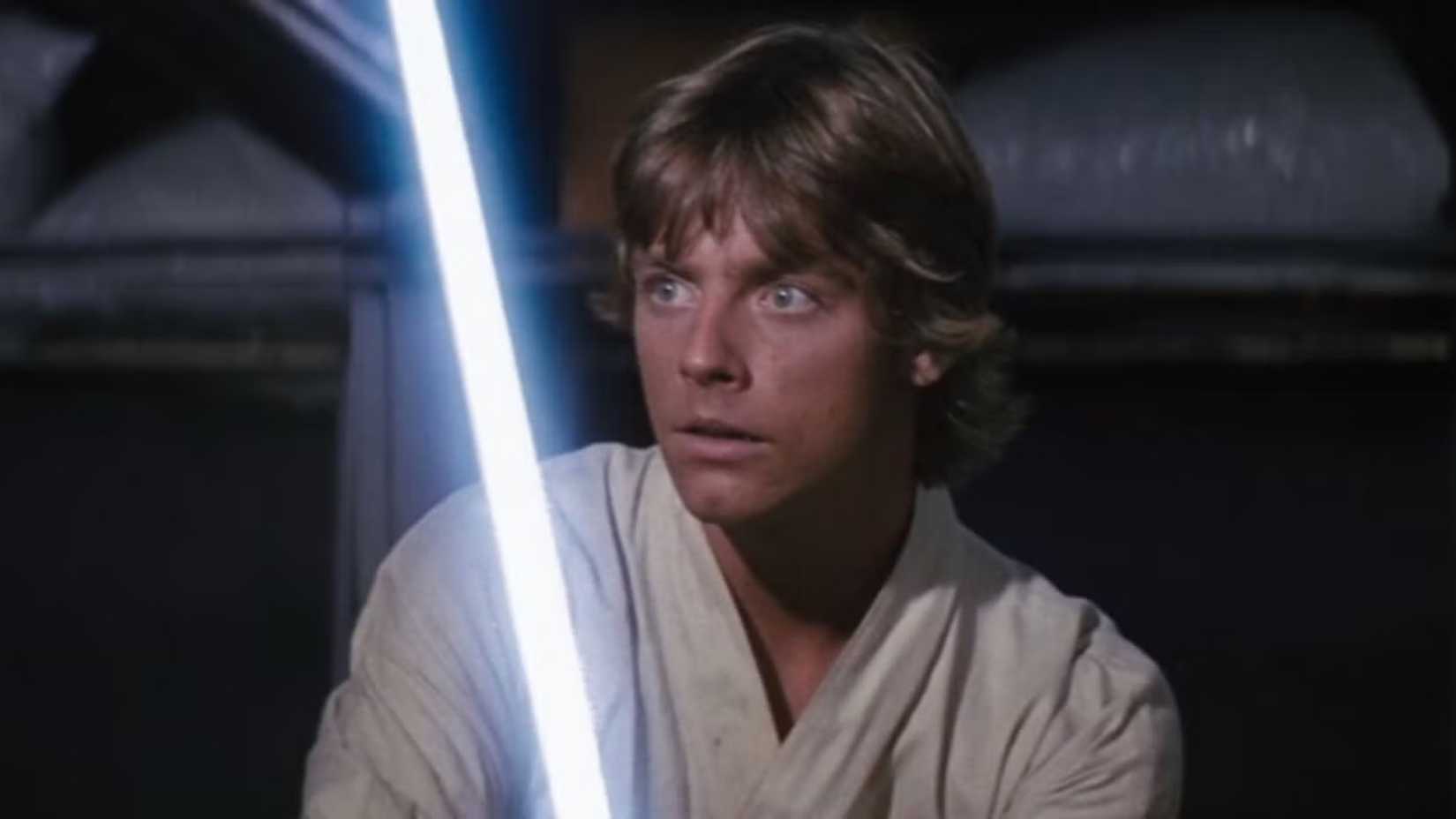 Mark Hamill as Luke Skywalker in 'Star Wars' 