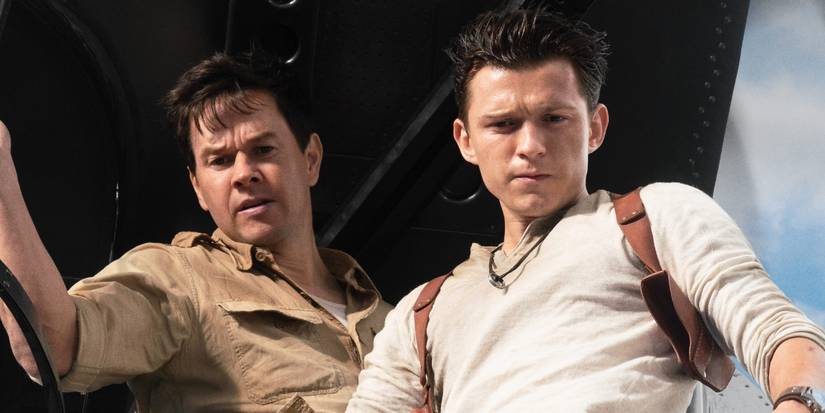 Mark Wahlberg and Tom Holland in Uncharted
