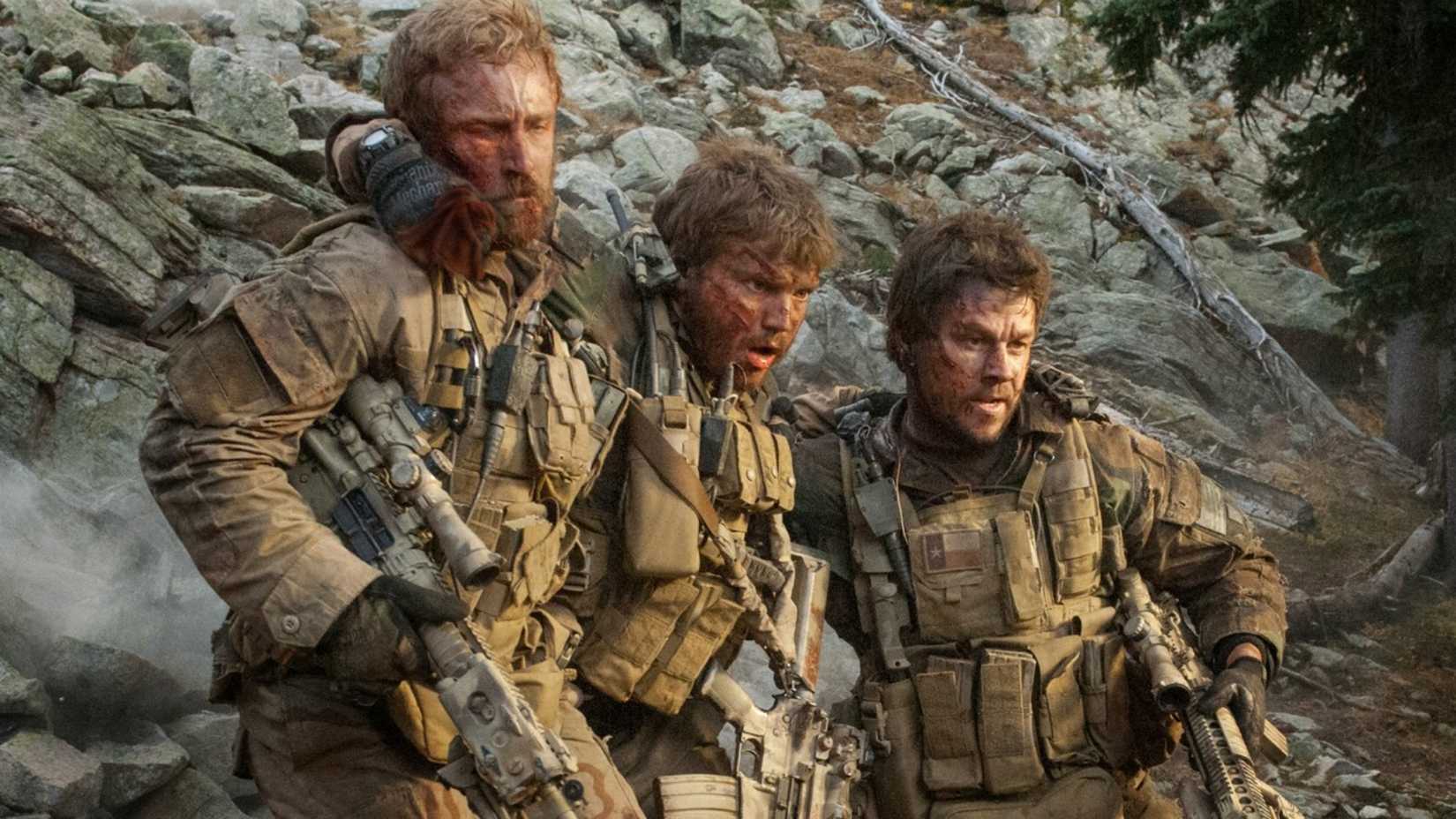 Soldiers are caught in battle in Lone Survivor