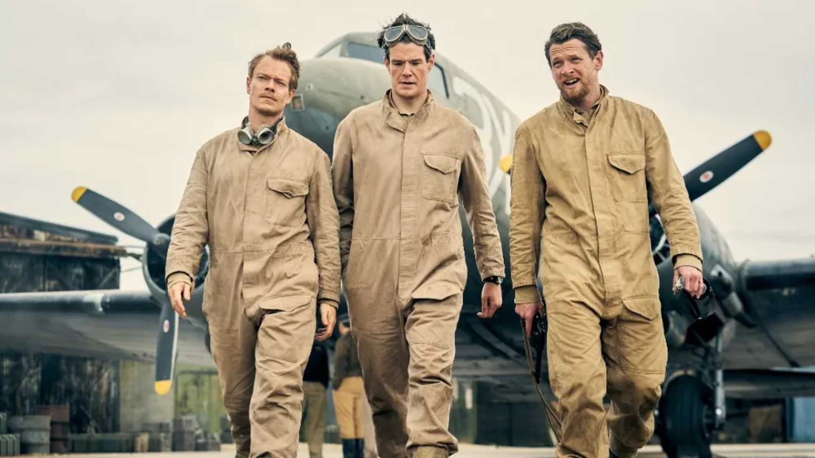 Three pilots walk in Season 2 of SAS Rogue Heroes