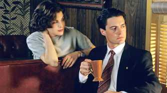 FBI Agent Dale Cooper (Kyle MacLachlan) and Audrey (Sherilyn Fenn) in David Lynch's "Twin Peaks."