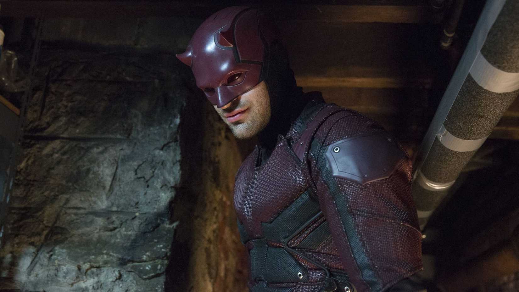 Daredevil is deep in thought in Daredevil