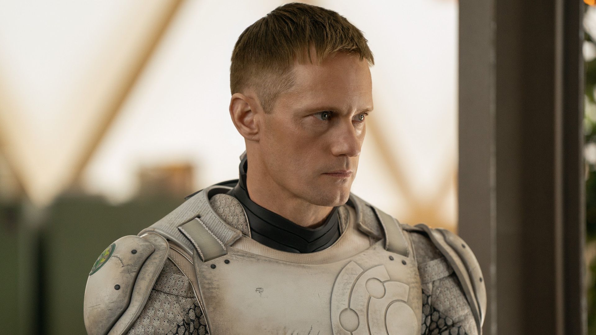 Alexander Skarsgård in Murderbot