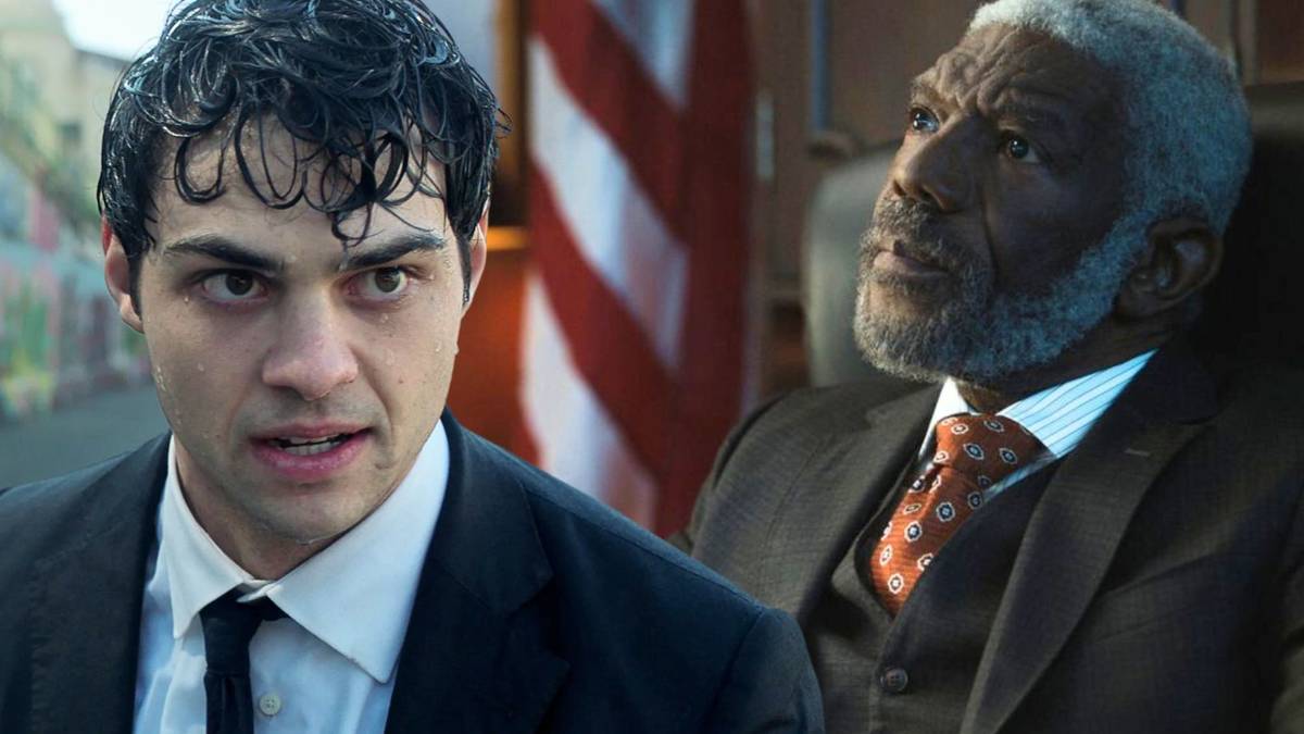 Noah Centineo and Vondie Curtis-Hall in an edited image of The Recruit Season 2