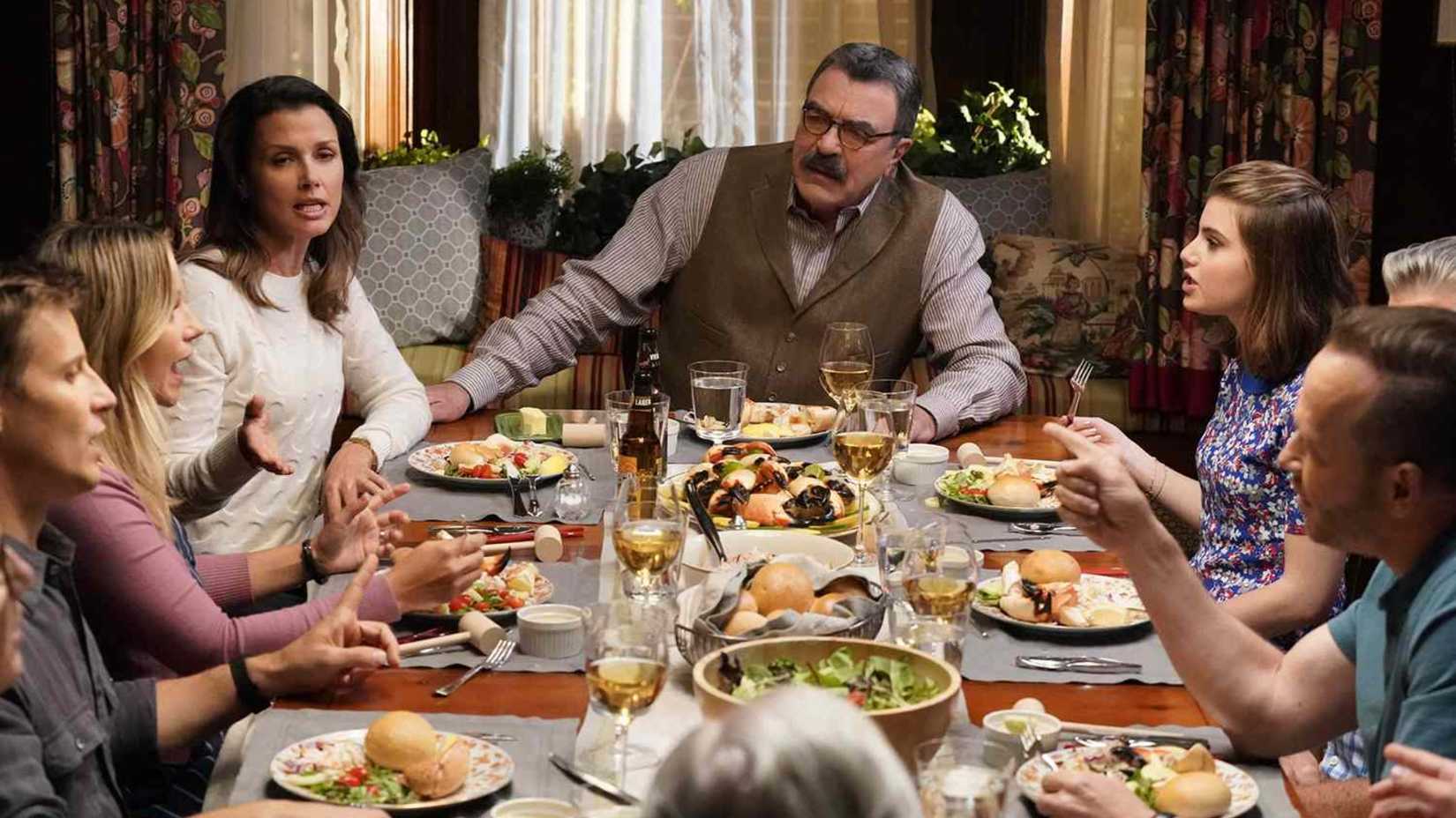 A still of the Reagan family in Blue Bloods