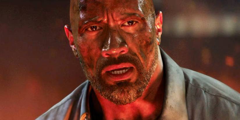 Dwayne Johnson in Skyscraper.