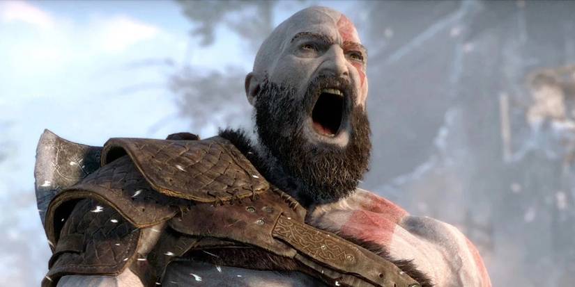 Kratos yelling in God of War.