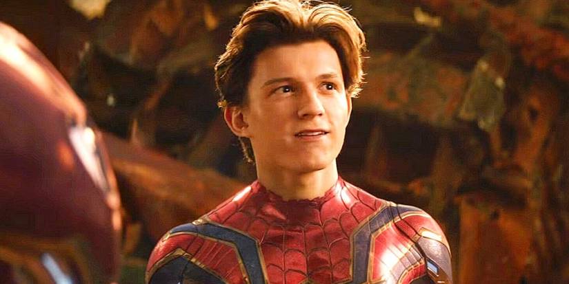 Tom Holland as Spider-Man in 'Avengers Infinity War'