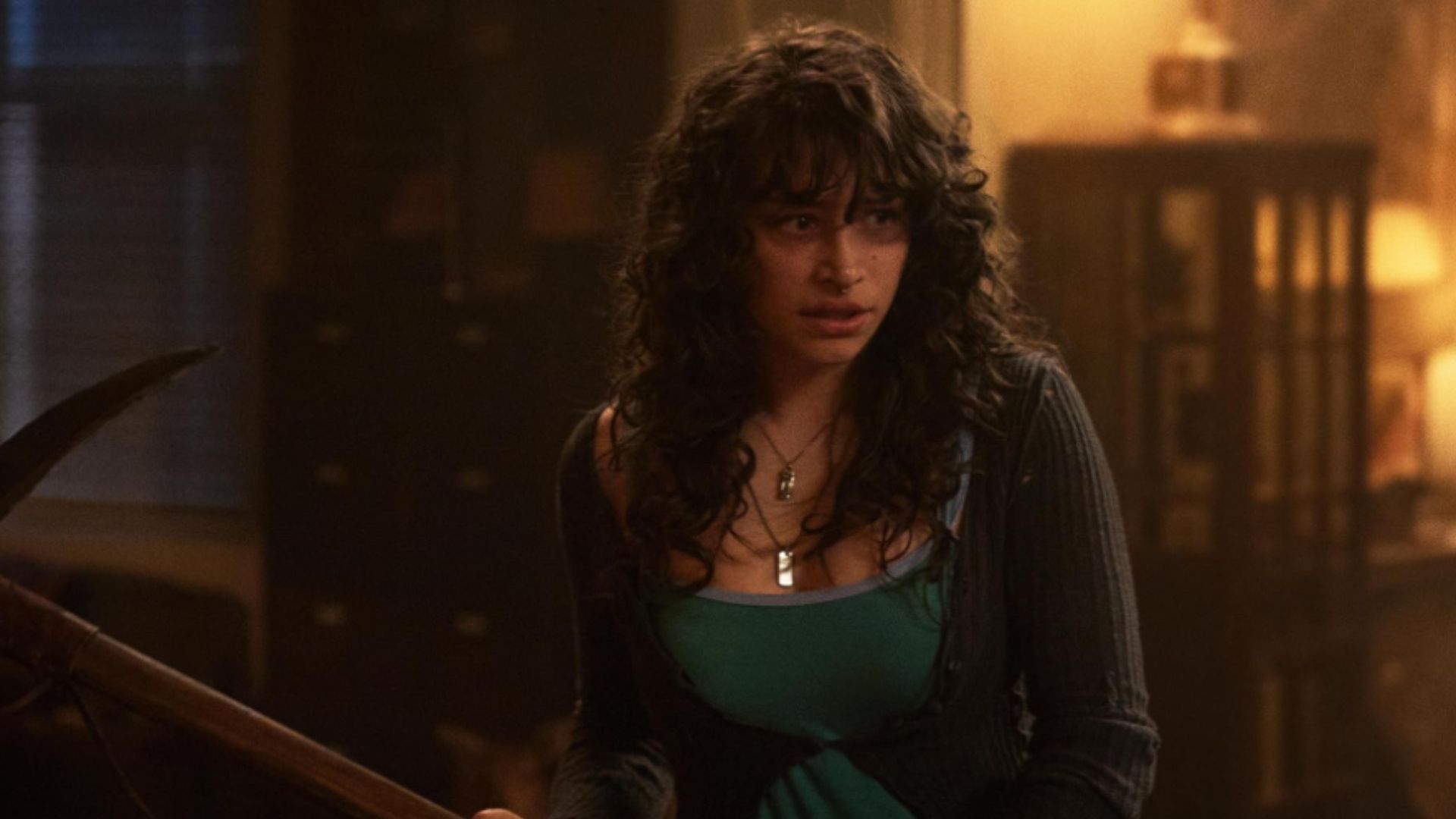 A still of Odessa A'zion during an intense scene in Until Dawn