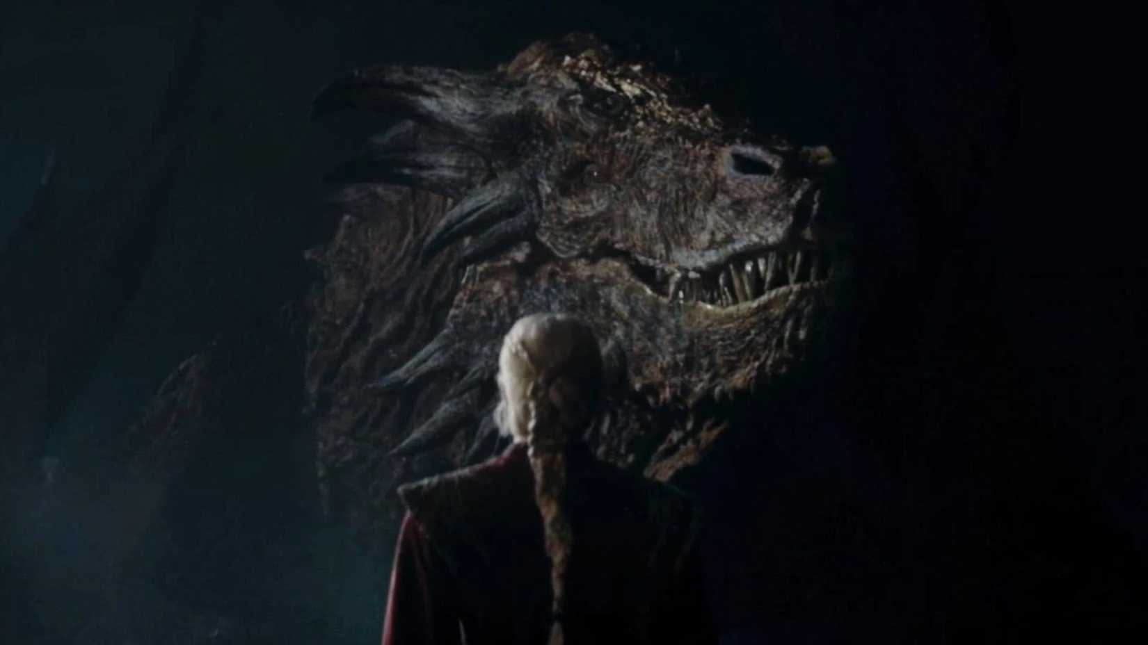 Rhaenyra and Vermithor in House of the Dragon